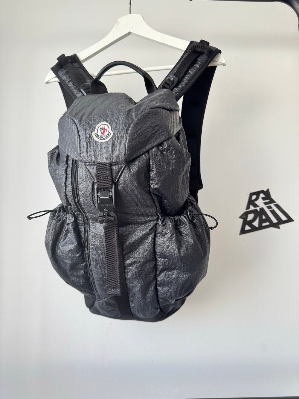 Moncler Jet Tech Nylon Metal Ripstop Backpack